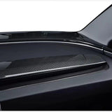 Real Dry Carbon Fiber Upper Dashboard Overlay for Model Y Juniper - twill weave