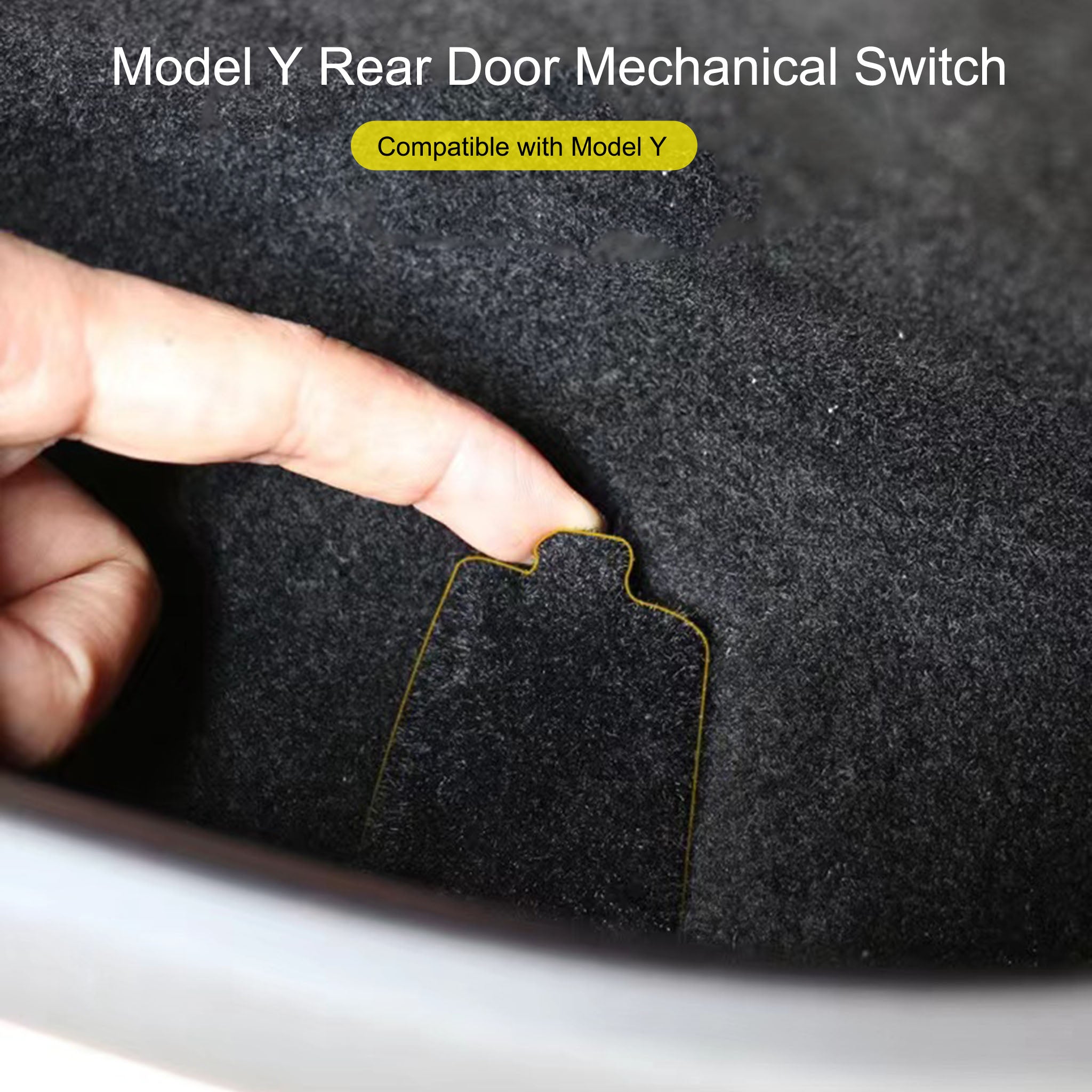 Mechanical Switch Covers For Tesla Model Y Rear Door-Teego