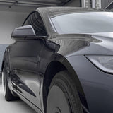 Tesla Model 3 2017-2024+ Carbon Fiber Mirror Caps | Model Y Juniper-Inspired Aerodynamic Design