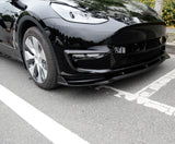 Tesla Model Y Front Lip Spoiler ABS Plastic (3 Piece)