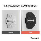 Magnetic Silicone Noise Reduction Door Latch Cover for Tesla Model 3/Y/Y L