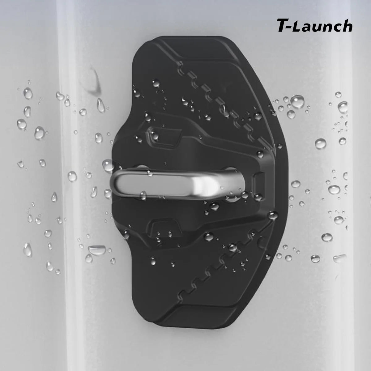Magnetic Silicone Noise Reduction Door Latch Cover for Tesla Model 3/Y/Y L