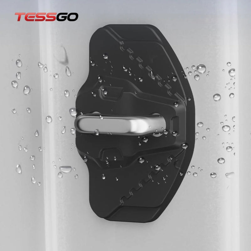 Magnetic Silicone Noise Reduction Door Latch Cover for Tesla Model 3/Y/Y L