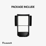 Center Console Upper Organizer Tray with Side Storage Pockets for Tesla Model 3/Y/Y L 2024+