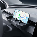 Multifunctional Phone Holder Tray for 2024+ Tesla Model 3 Highland & 2026 Model Y Juniper