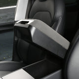 Plush Center Armrest with Drawers for Tesla Model Y Juniper 2025+