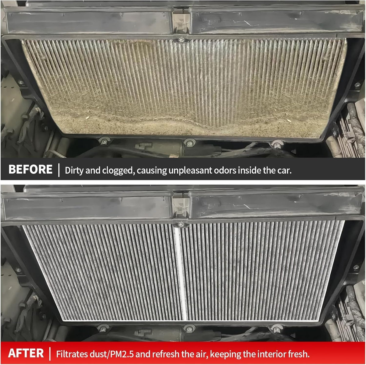 TESSGO HEPA Cabin Air Filter FOR Tesla Model S & Model X (2016–2025)