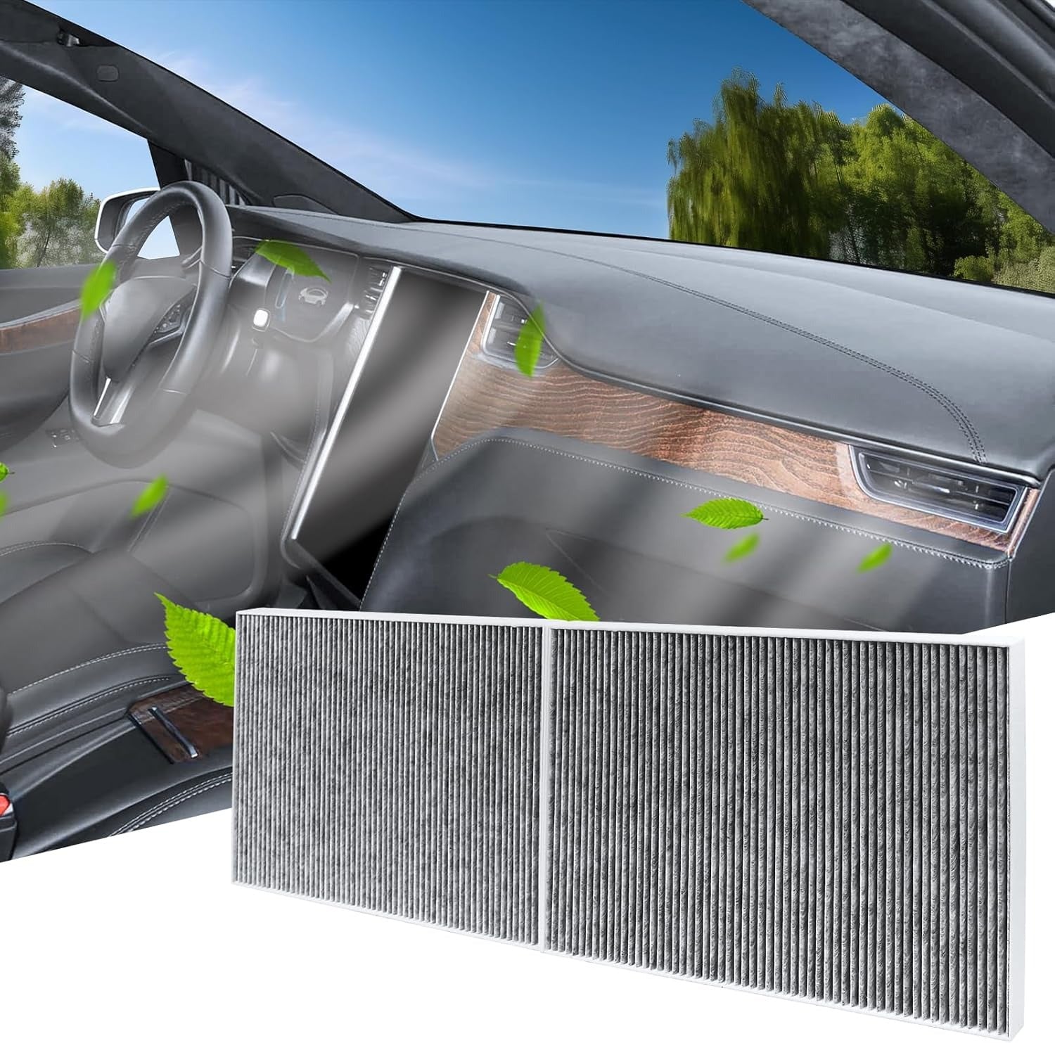 TESSGO HEPA Cabin Air Filter FOR Tesla Model S & Model X (2016–2025)
