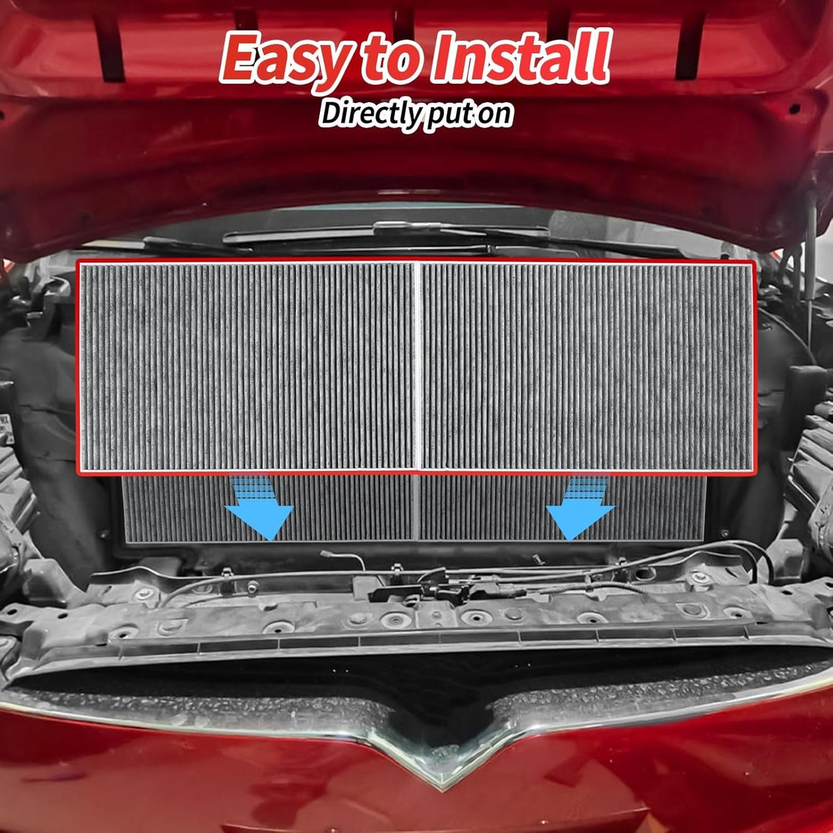 TESSGO HEPA Cabin Air Filter FOR Tesla Model S & Model X (2016–2025)