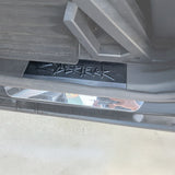 Premium Real Carbon Fiber Door Sill Covers for Tesla Cybertruck | Scratch-Resistant Protection & Sleek Style
