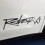 Tessgo Robotaxi Exterior Sticker Decal PVC Vehicle Identification