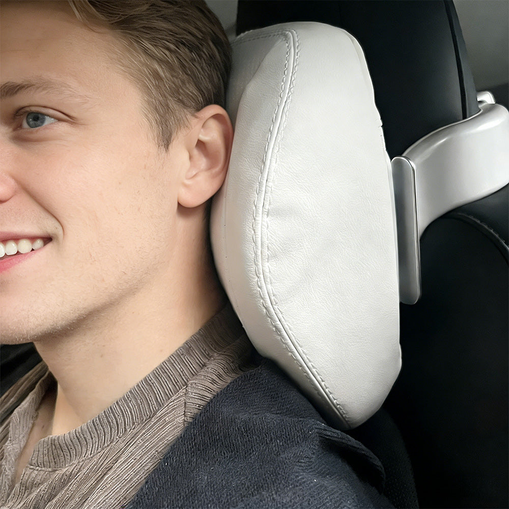 Premium Adjustable Headrest Pillow for Tesla Models S/3/X/Y - comfortable neck support