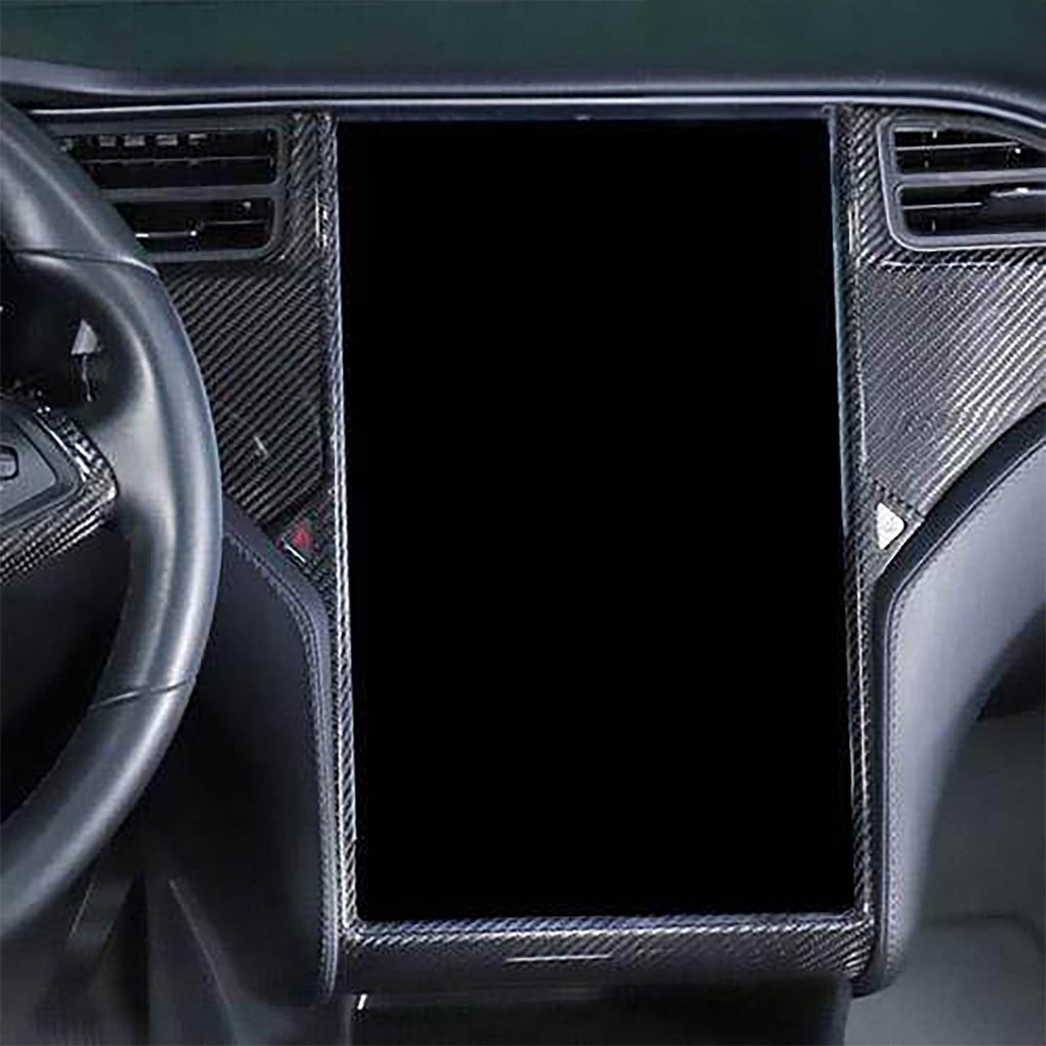 Carbon Fiber Touchscreen Trim for 2014-2020 Model S/X | Teego