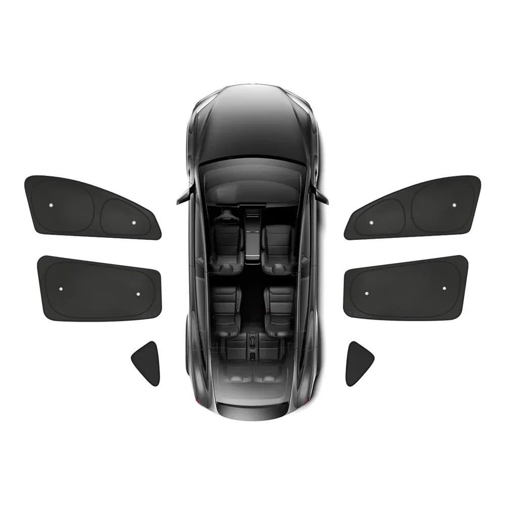 Privacy & UV Heat Insulation Window Sunshade for Tesla Model YL 6-Seater 2026+