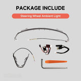 RGB Steering Wheel & Cup Holder Ambient Light Kit for Tesla Model 3 Highland 2024+ / Model Y Juniper 2025+ / Model YL 2026+
