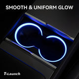 RGB Steering Wheel & Cup Holder Ambient Light Kit for Tesla Model 3 Highland 2024+ / Model Y Juniper 2025+ / Model YL 2026+