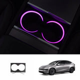 RGB Steering Wheel & Cup Holder Ambient Light Kit for Tesla Model 3 Highland 2024+ / Model Y Juniper 2025+ / Model YL 2026+