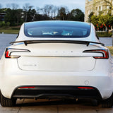 RT-Style Real Carbon Fiber Spoiler Wing for 2024+ Tesla Model 3 Highland – Sporty Aerodynamic Body Kit Upgrade