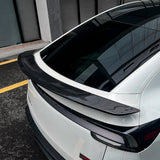 Tesla Model Y exterior upgrade with RT-style carbon fiber rear spoiler-glossy