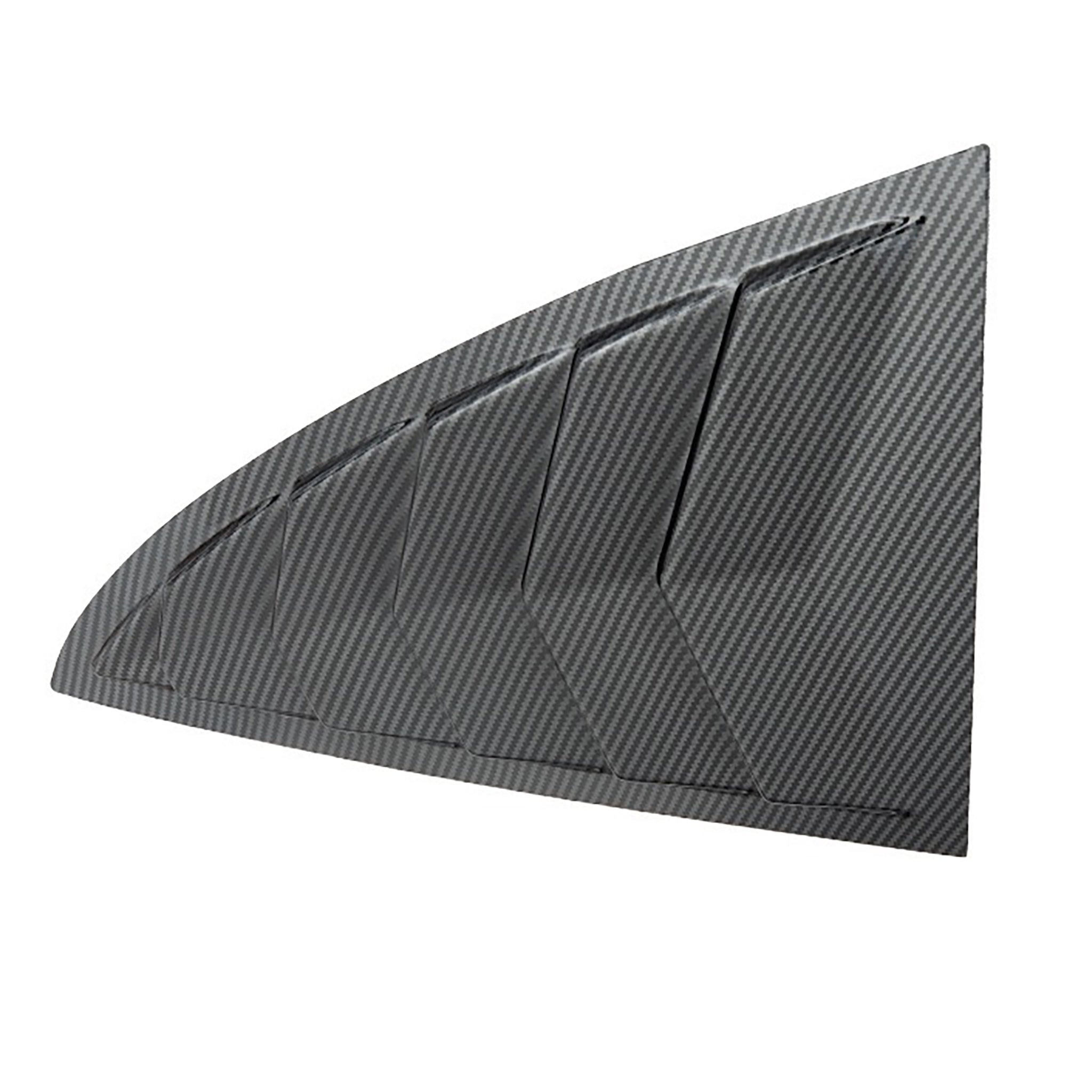 Racing-Style Rear Side Quarter Window Louvers for Tesla Model 3 2017-2024