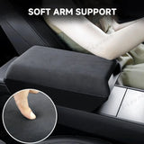 Raised Armrest Cover with Hidden Storage for Tesla Model Y L 2026+
