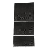 Real Carbon Fiber Center Console Overlays for Tesla Highland 2024+ Model 3 (3 pieces)