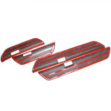 Adhesive backing view of Tesla Model 3 Carbon Fiber Door Sill Covers protector