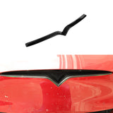 Tesla Model S Carbon Fiber Front Bumper Inlay | High-Gloss OEM Style Upgrade 2016-2025