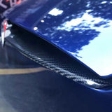 Real Carbon Fiber Front Bumper Inlay For Tesla Model X 2017-2026 | Teego