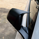 Real Carbon Fiber Mirror Caps For Tesla Model 3 / Y & 2024+ Model 3 Highland