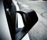 Premium Carbon Fiber Mirror Caps for Tesla Model S & X | Genuine Molded Racing Design 14-26