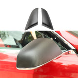 Real Carbon Fiber Mirror Covers For Tesla Model S Pre-refresh & Newer 2014-2026+