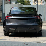 Real Carbon Fiber Rear Diffuser for Tesla Model 3 2024+