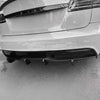 Real Carbon Fiber Rear Diffuser for Tesla Model S | High-Performance Aerodynamic Upgrade