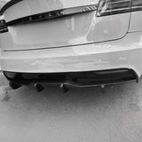 Bundle: Full Carbon Fiber Aero Kit for Tesla Model S (2021–2025) – Front Lip, Side Skirts, Rear Diffuser & Spoiler