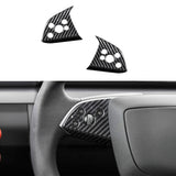 Tesla Model 3 Highland Carbon Fiber Steering Wheel Trim