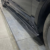 Real Carbon Fiber V-Style Side Skirts For Model 3 2017-2024+