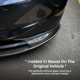 Real Carbon Fiber Aero Front Lip Spoiler for 2024+ Tesla Model 3 Premium