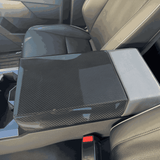 Real Carbon Fiber Armrest Cover & Rear Screen Frame Cover for Tesla Cybertruck (2 Pcs)