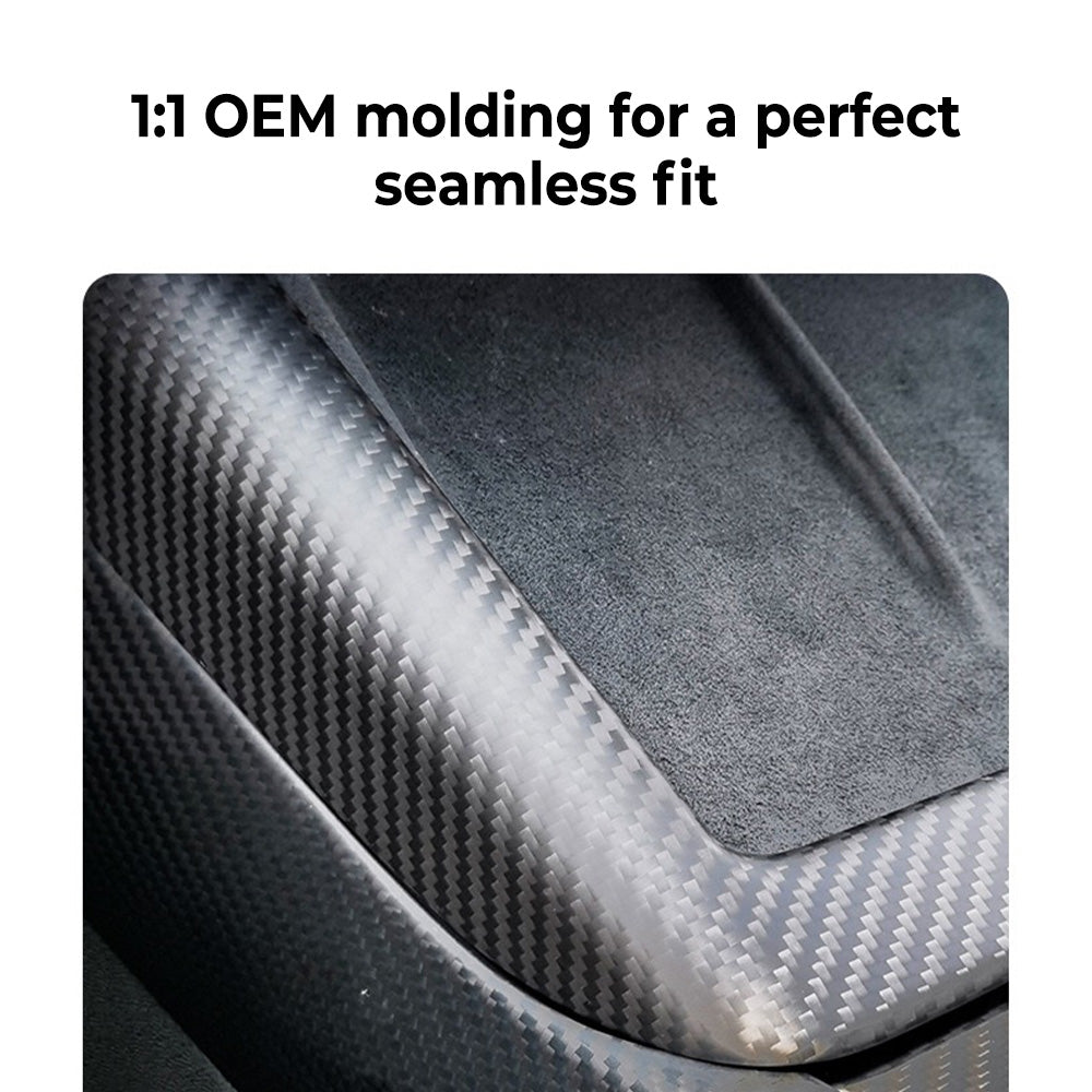 Carbon Fiber Charging Pad Frame for Tesla Model Y Juniper