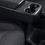 Real Carbon Fiber Cup Holder Cover for Model Y Juniper Standard