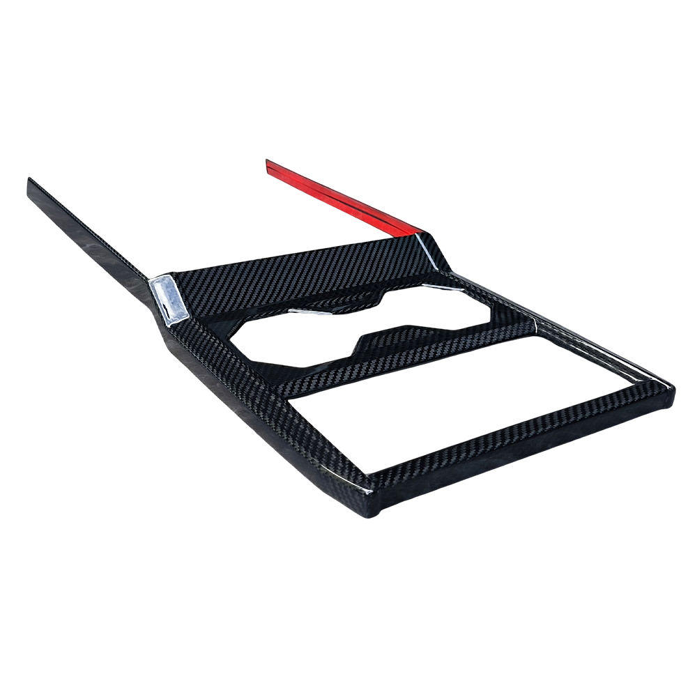 Real Carbon Fiber Cybertruck Center Console & Cup Holder Frame
