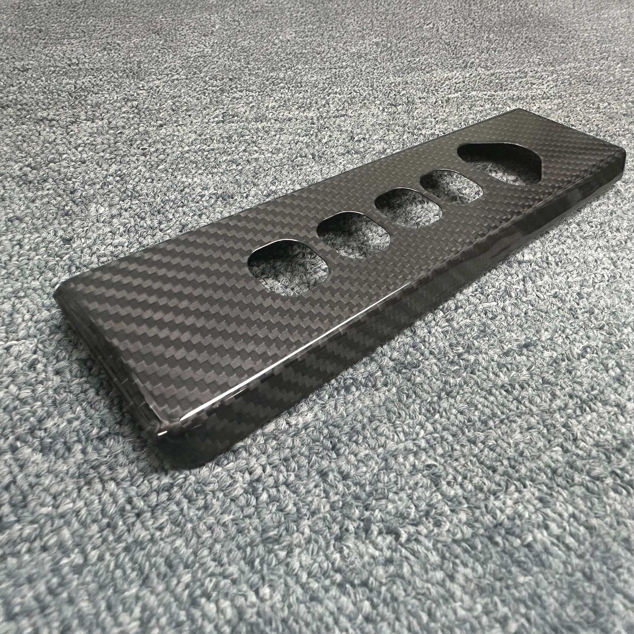 Real Carbon Fiber Cybertruck Shift Buttons Overhead Console Trim Cover