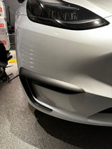 Tesla Model 3/Y/S/X Carbon Fiber Foglight Trim | Aero Upgrad