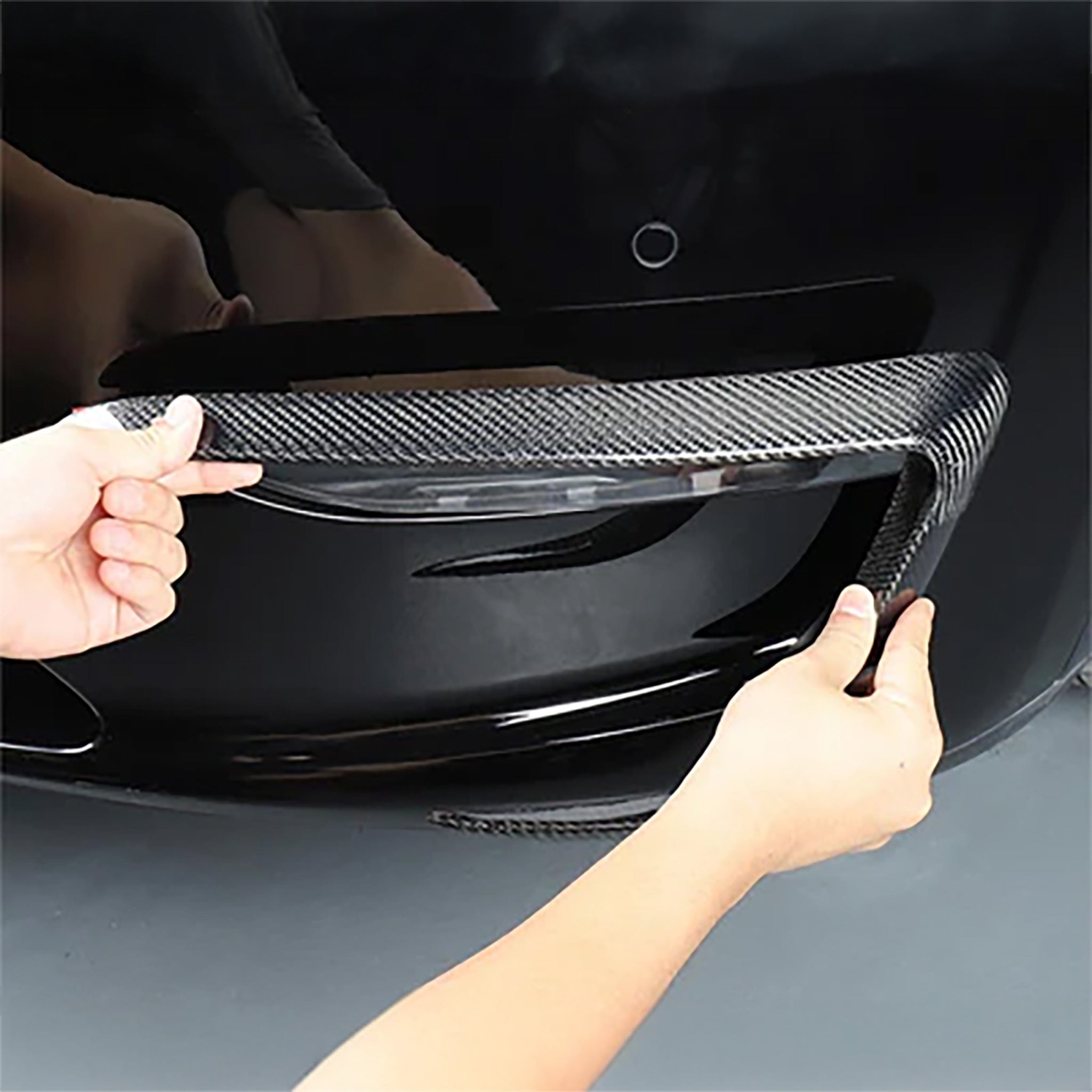 Tesla Model 3/Y/S/X Carbon Fiber Foglight Trim | Aero Upgrad