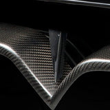 Real Carbon Fiber Front Bumper Inlay For Tesla Model X 2017-2026 | Teego