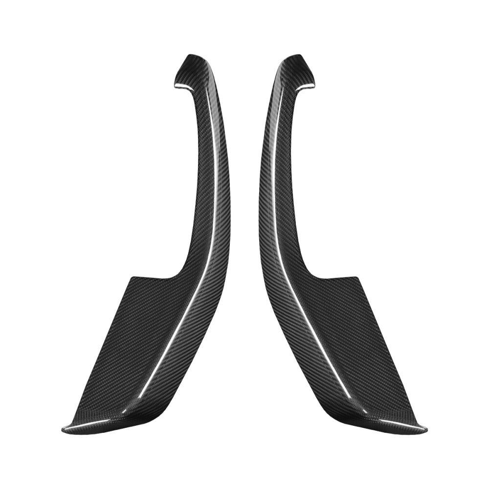 Real Carbon Fiber Rear Door Armrest Covers for 2024+ Model 3 Highland (2 Pcs)