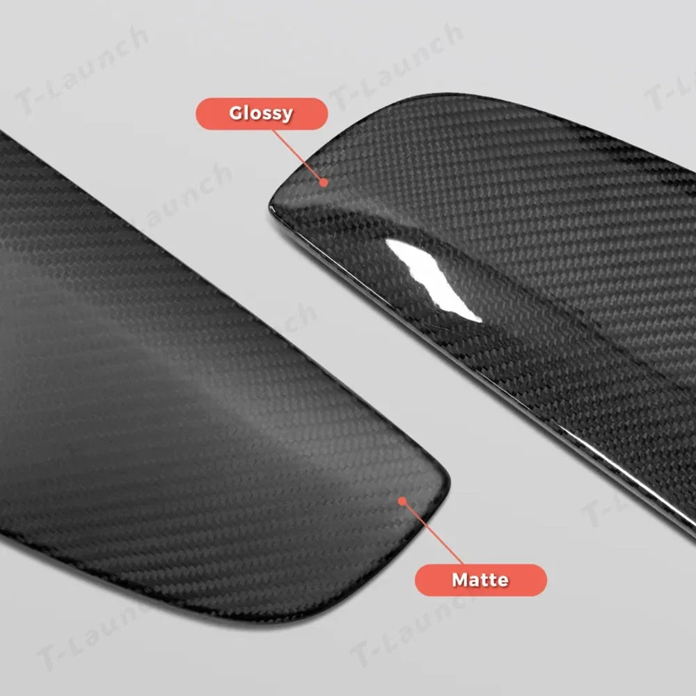 [Real Carbon Fiber] GT-Style Side Mirror Cover Caps for Tesla Model YL 2026+