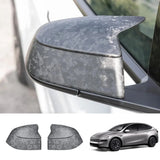 [Real Carbon Fiber] GT-Style Side Mirror Cover Caps for Tesla Model YL 2026+