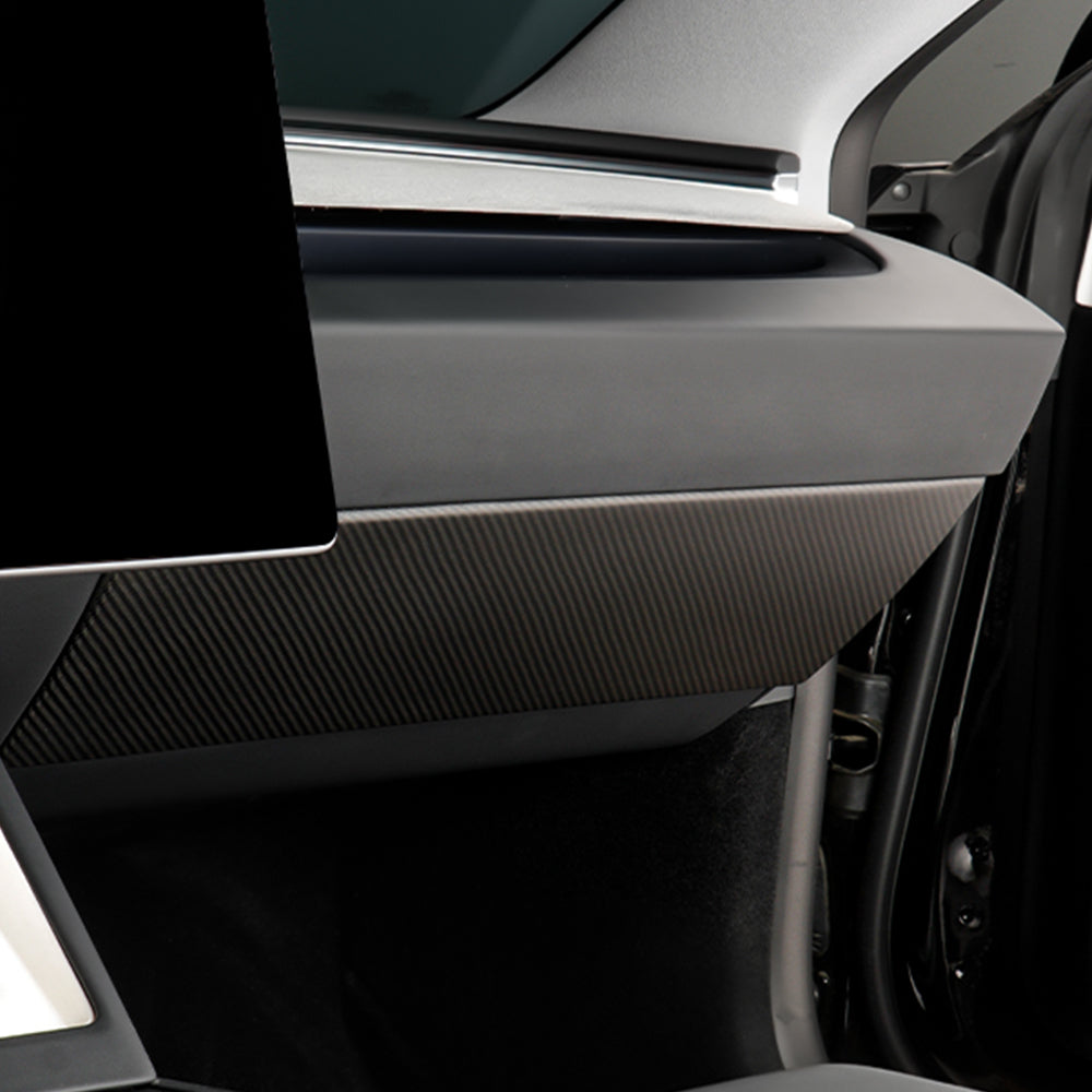 Tesla Model 3 Highland Carbon Fiber Glove Box Cover
